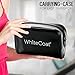 White Coat Deluxe Aneroid Sphygmomanometer Professional Blood Pressure Monitor with Adult Sized Black Cuff and Carrying Case