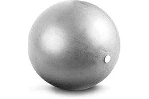 NONONFISH Vizuioer Pilates Ball, Pilates Ball Mini, Exercise Balls, ab Ball， Yoga Balls, Ball 9 inch,Core Treatment, Explosion-Proof, Non-Slip Inflatable（Siver）…