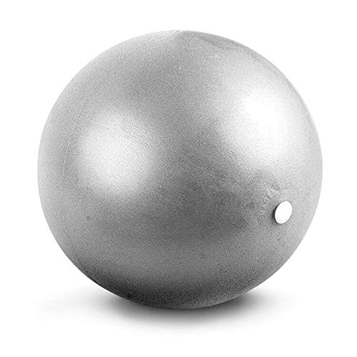 Vizuioer Pilates Ball, Pilates Ball Mini, Exercise Balls, ab Ball, Yoga Balls, Ball 9 inch,Core Treatment, Explosion-Proof, Non-Slip Inflatable(Siver)…