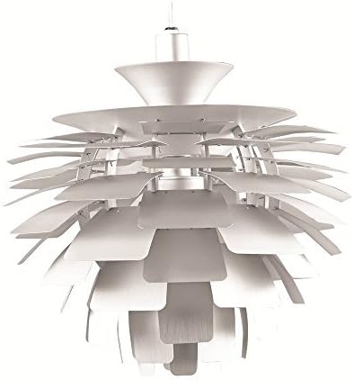 Designer Modern Artichoke Pendant Lamp 48cm in White by Designer Modern