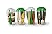 2 Pack Salad Container Set with Dressing Containers & Forks