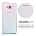 kwmobile Case Compatible with Samsung Galaxy A5 (2015) - Clear TPU Soft Smartphone Cover - Bicolor Dark Pink/Blue Matte