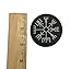 The Viking Vegvisir Rune – Glow in The Dark - Symbol of Protection During Journeys 2x2