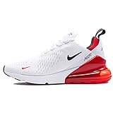 Nike Mens Air Max 270 White/Black-University Red