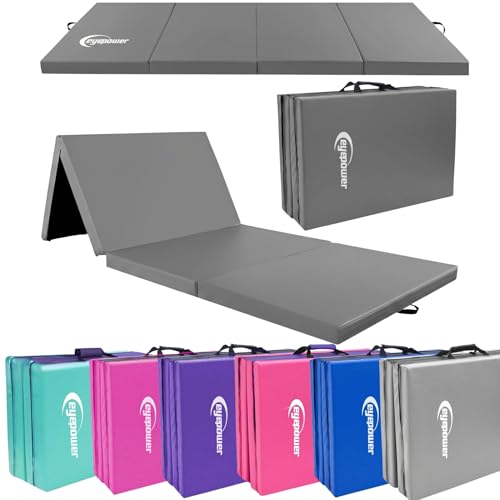 eyepower 180x60 Klappbare Turnmatte für Zuhause - Gymnastikmatte Dicke 5cm - Weichbodenmatte Klappbar - Turnmatte Kinder Outdoor Sport Matratze Sportm