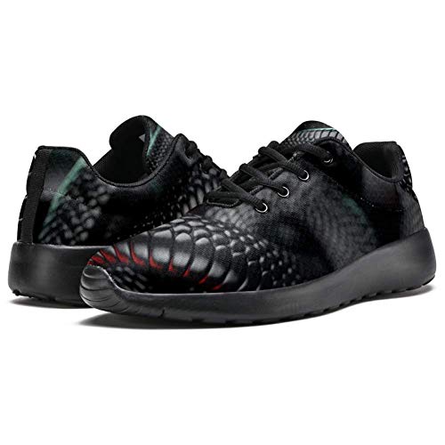 4169y1LMJ L TIZORAX Zapatillas de correr para hombre, piel de serpiente, de malla, transpirables, para caminar, senderismo, tenis… TIZORAX Zapatillas de correr para hombre, piel de serpiente, de malla, transpirables, para caminar, senderismo, tenis… - Imagen 8