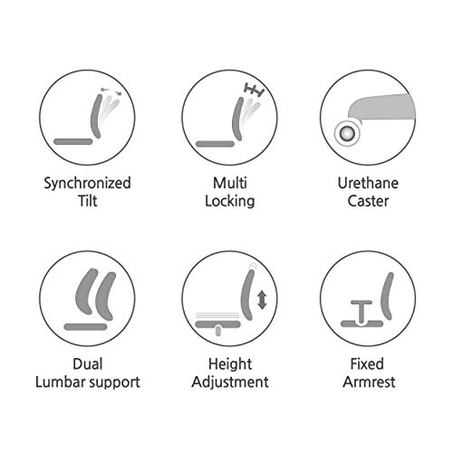 Livinia Ergonomic Office Chair HighBack Desk Chair with Lumbar