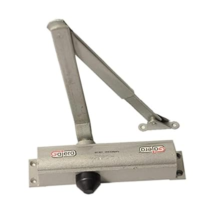 Mirra Aluminium Hydraulic Door Closer, Lever Arm 50 Kg. Colour: Silver