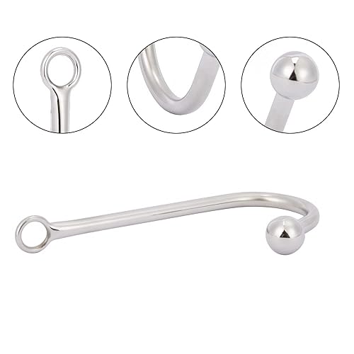 sex hook toy Stainless Steel Anal Hook | 9.5 Inches Long Dildo