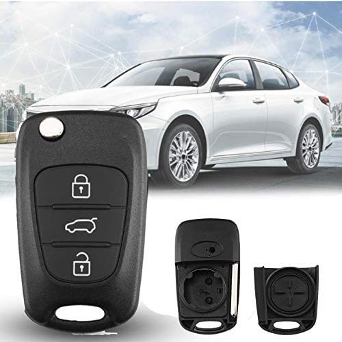 Replacement Remote Car Key Fob Case Cover Shell 3 Button Flip Folding Key Case for 2011 2012 2013 Kia K2 K5 Rio 3 For Hyundai i20 i30 i35 iX20 iX35 CWTWB1U751 1788D-WB1U751 TWB1U751
