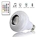 Bluetooth Music LED Light,Rambling E27 12W RGB Built-in Audio Wireless Remote Control Change Color Music Bulb,Smart Music Bluetooth 3.0 Speaker For Home, Stage,Party