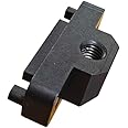 Smackdown Heavy Duty Aluminum Rod Holder Bases for Tracker Boats with Versatrac Rails (Black)