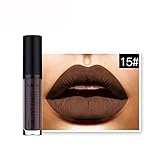 Tenworld 1 PC Waterproof Matte Liquid Lipstick Long Lasting Lip Gloss Lipstick (O)