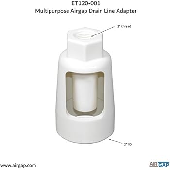 drain airgap hose adapter softener pipe includes water use inlet multipurpose outlet thread female line