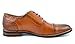 Bruno Homme Moda Italy Prince Men's Classic Modern Oxford Wingtip Lace Dress Shoes,PRINCE-5-BROWN,10 D(M) US