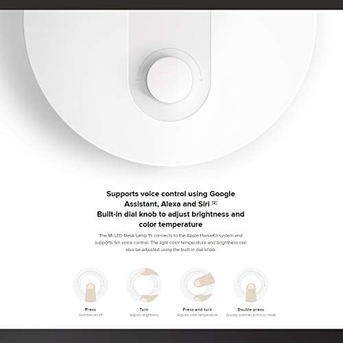 Xiaomi LED Desk Lamp 1S, Blanc