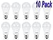 FEIT 9w LED Light Bulbs, 60w Equivalent, 800 Lumens Natural Day Light 5000K, 10 Pack