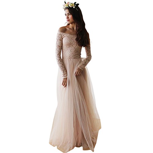 blush floral gown