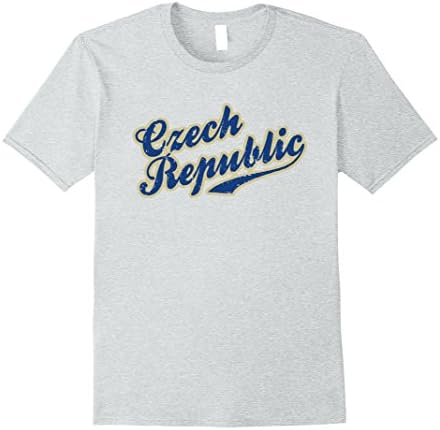 Men's Ceska Republika Travel Tourist Tee - Czech Republic T-Shirt Large Heather Grey