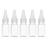 5pcs 10-250ml Refillable Bottles Squeeze Bottles