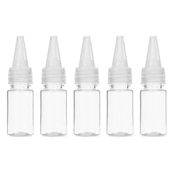 5pcs 10-250ml Refillable Bottles Squeeze Bottles
