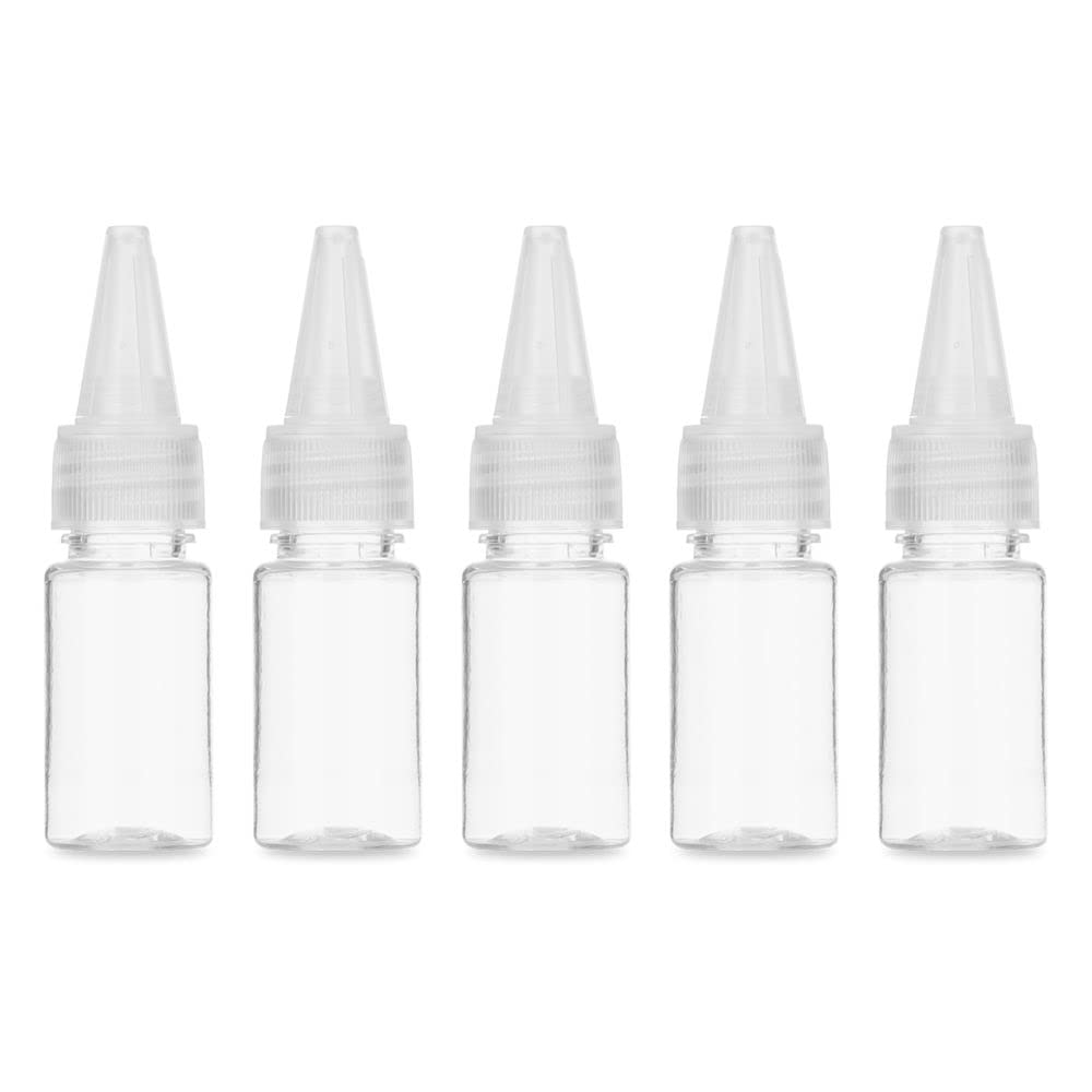 5pcs 10-250ml Refillable Bottles Squeeze Bottles