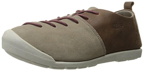 KEEN Women's Lower East Side Lace Shoe, Brindle/Zinfandel, 8 M US