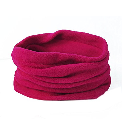 UPC 531863455435, FUNOC Ladies Thermal Fleece Snood Scarf Neck Warmer Beanie Hat Ski Balaclava Multi Use (Hot Pink)