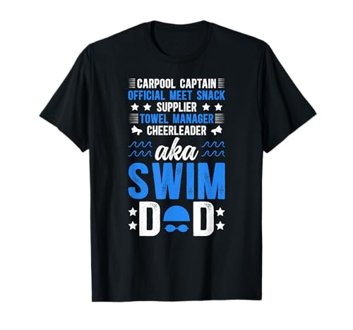 Swim Dad Definition Swimming Dad Of A Swimmer Dad T-Shirt