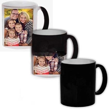 Perfect Gift Color Changing Magic Photo Mug Personalized with your photo, messages and caption - PERSONALIESED MUGs Day Gift Coffee Mug Birthday Gift Personalised ,personalised gifts for friends