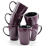Elama 16 Ounce Stoneware Soft Square Coffee and Tea