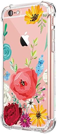Case Compatible with iPhone 6/6S,iPhone 6 Plus Case Crystal Clear Ultra Slim Protective Soft TPU Cover