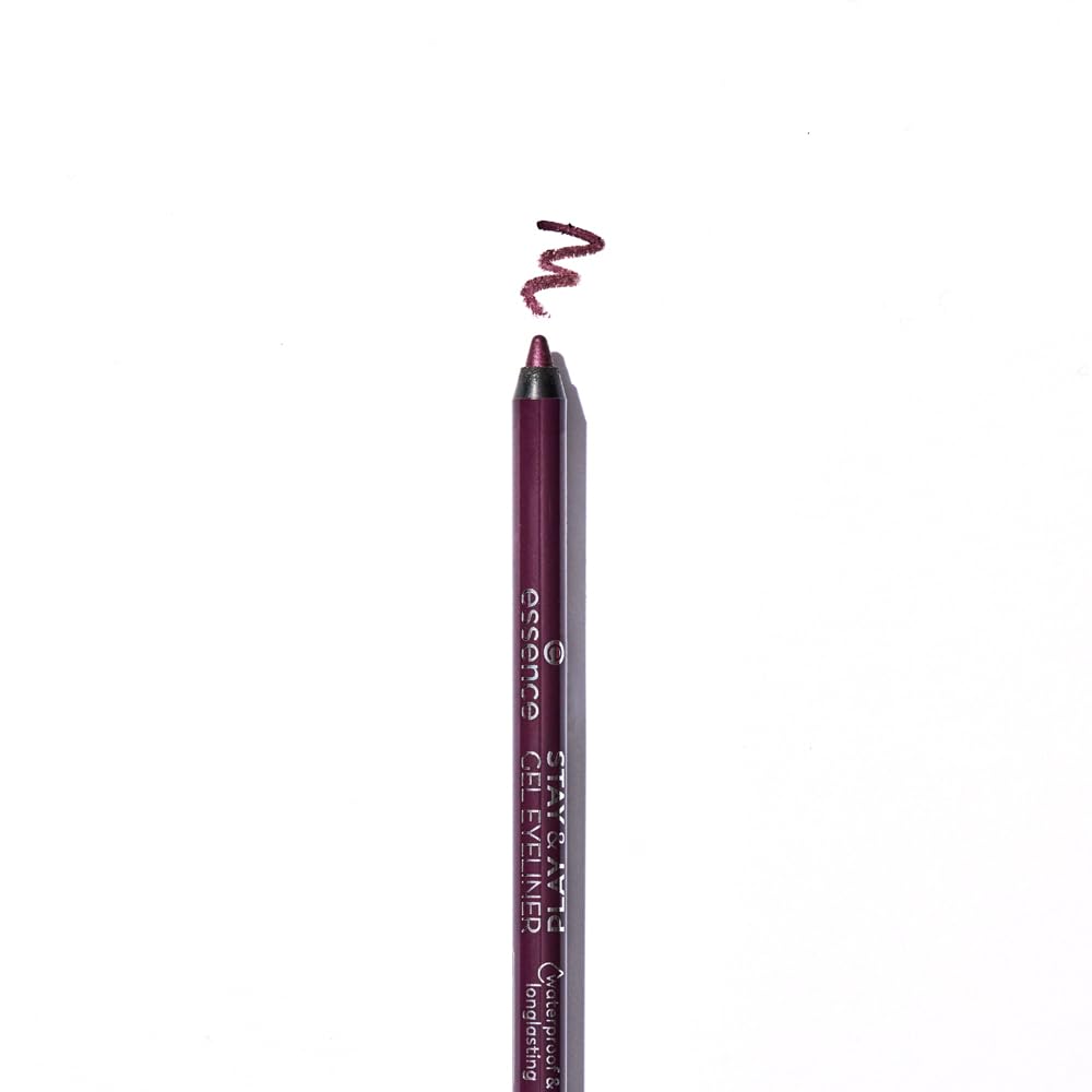 essence | Stay & Play Gel Eyeliner | Super Soft Gel-like Texture | Waterproof & Longlasting | Vegan & Cruelty Free (05 Verry Berry)