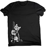 Arm The Animals Men's Ain't Kitten Around Short Sleeve Cat Graphic T-Shirt -This Shirt Helps SAVE Cats