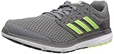 adidas Originals Men's Galaxy 3 m Running Shoe, Grey/Solar Yellow/Dark Grey, 13 M US