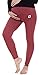 Simplicity Pregnant Women's Cotton Knit Maternity Stretch Leggings
