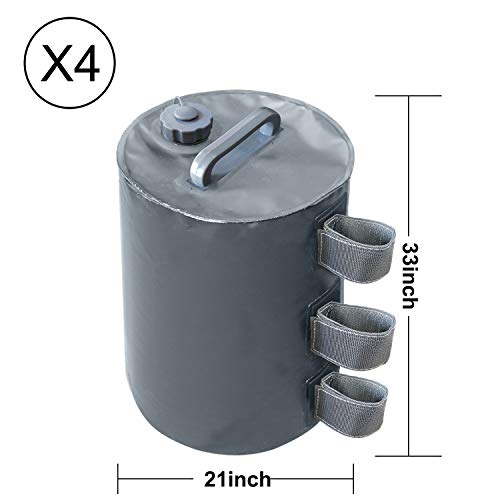 MasterCanopy 4er Set Wassergewichtstaschen Sandsäcke Gewichtstaschen Beingewichte Beschwerer für Pavillon Faltpavillon… – Bild 4