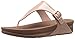 FitFlop Women's Superjelly Rubber Flip Flops Jelly Sandal, Nude, 6 M US