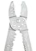 Bastex Wire Stripper/Crimping Pliers & Solder-less Clamp-On Terminal Connectors,Various Sizes with Plastic Case (175 pc)
