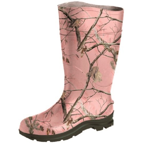 Ranger Field General PVC Women's Rain Boots, Realtree AP Pink Camo (18866)