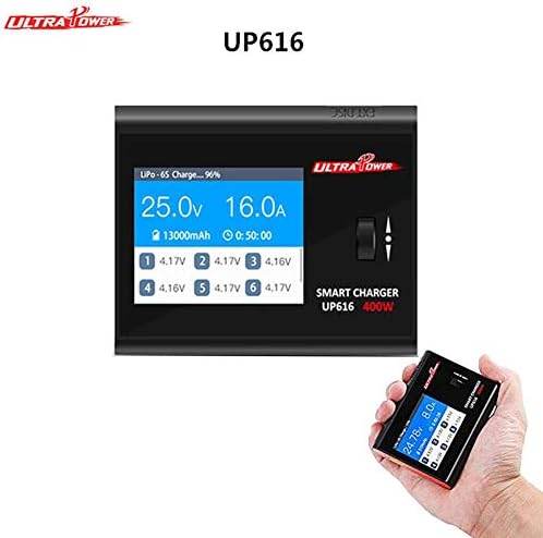 Foerteng Ultra Power UP616 6S 400W 16A Balance Charger for RC Drone/Car/Boat Battery, Digital Battery Balance Charger