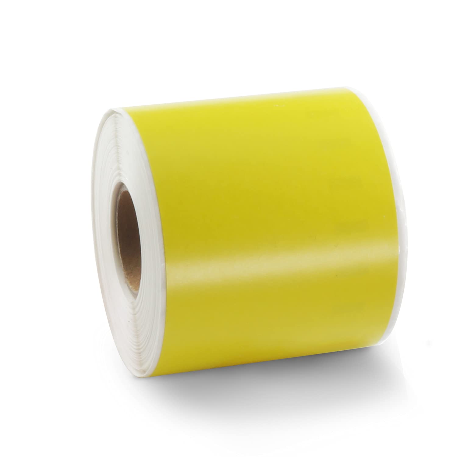 BETCKEY - 1 Roll Yellow Lever Arch File Labels Compatible with DYMO 99019(S0722480), 59mm x 190mm, 150 Colored Labels Compatible with DYMO LabelWriter 450, 4XL, NOT Fit 550 or 5XL
