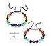 Gogolan Womens Mens Beaded Bracelets Stone Lava Rock Healing Balance Round Braided