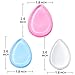 Sunmore Clear Silicone Makeup Sponge,Silicone Sponge Applicator Blender for all Liquid Foundation Cream, 3 Pack