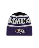 NFL Baltimore Ravens Biggest Fan 2.0 Cuff Knit Beanie, One Size, Purple
