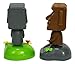 Solar Powered Easter Island Moai Bobble Head Tiki Dashboard Doll - Set of 2