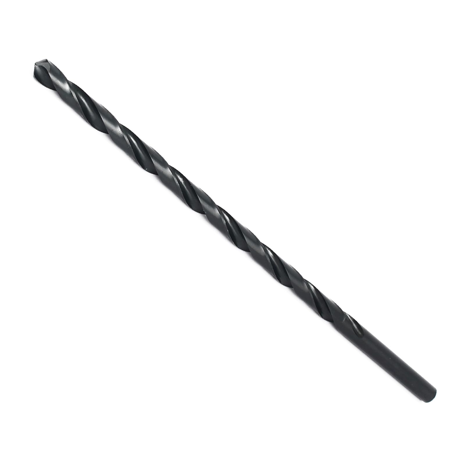 CoCud High Speed Steel Twist Drill Bits, 9mm Diameter 250mm Length, Straight Twist Jobber Drill Bit Black - (Applications: for Metal Woodwork Plastic Aluminum)