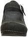Dansko Women's Sandra Wedge Pump, Black Nubuck, 39 EU/8.5-9 M US