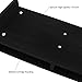 Jerry & Maggie – Monitor Stand | Laptop Stand | Computer Screen Support with Middle Block Panel – Modern Office Desk Wooden Like Rack Shelf Unit Storage Desk Organizer Shelving – Blackthumb 4