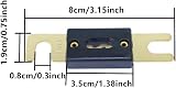 KOLACEN ANL Gold Plated Fuse 50 Amp 2 Pack Electrical Safety Protection view 2